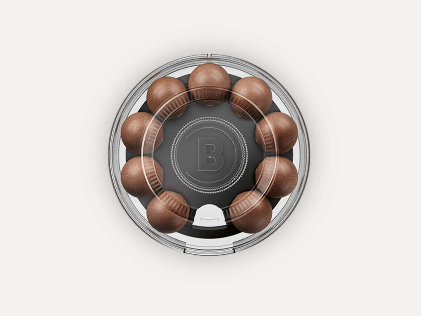 coffee b aufbewahrung Coffee-Ball Dispenser Schwarz