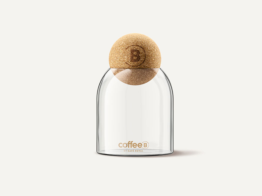 kaffee im glas aufbewahren Kaffee- Ball Glas Dispenser kaufen I CoffeeB – CoffeeB.ch