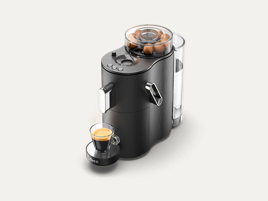 coffee b aufbewahrung Coffee-Ball Dispenser Schwarz