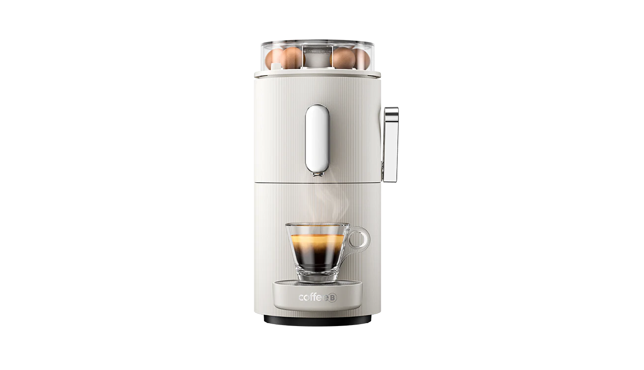 Globe Kaffeemaschine in weiss